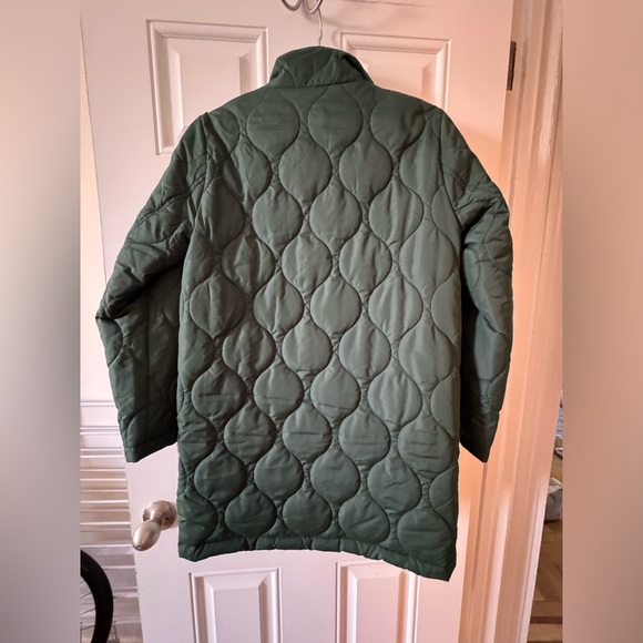J Crew Forest Green Mid Length Jacket - NWT! - Picture 2 of 3